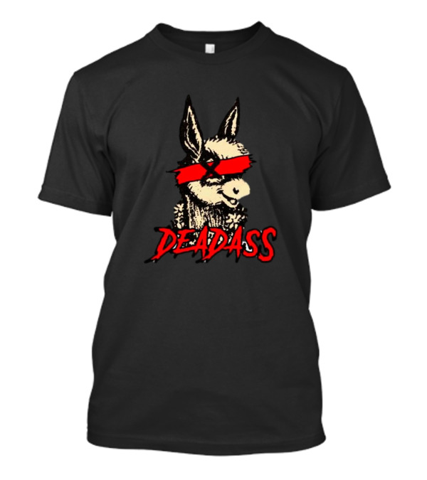 Deadass Donkey Red Blindfold T-Shirt