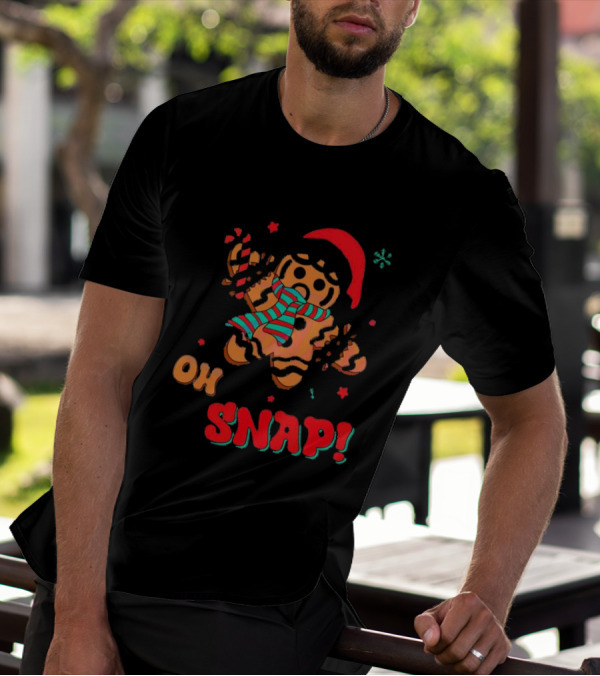 Oh Snap Gingerbread Christmas T-Shirt
