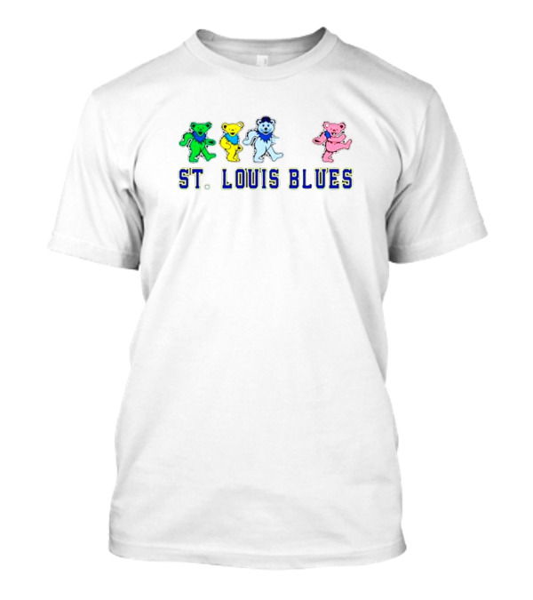 Grateful Dead St. Louis Blues Dancing Bears T-Shirt