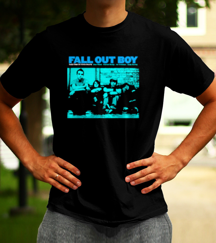 FALL OUT BOY Take This To Your Grave Pete Wentz Patrick Stump Joe Trohman Andy Hurley T-Shirt