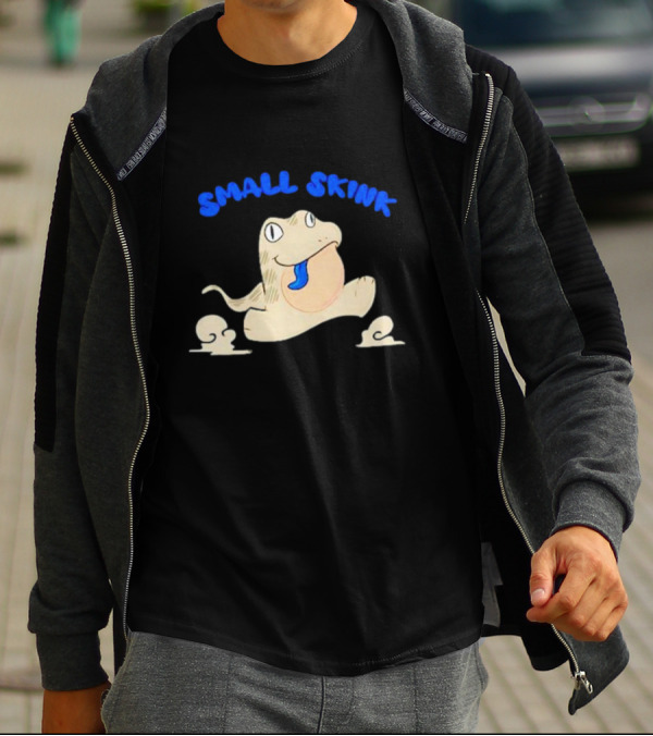 Tom Fawkes Small Skink Blue Tongue Frog T-Shirt