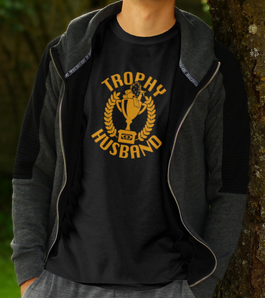 Trophy Husband Golden Cup Laurel T-Shirt