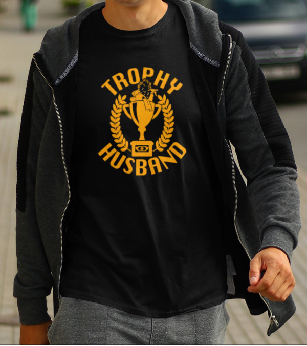 Trophy Husband Golden Cup Laurel T-Shirt