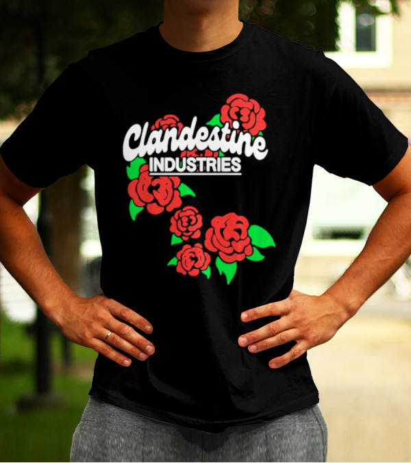 Clandestine Industries Red Roses T-Shirt