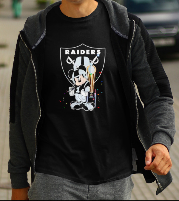 Las Vegas Raiders Mickey Player Trophy T-Shirt