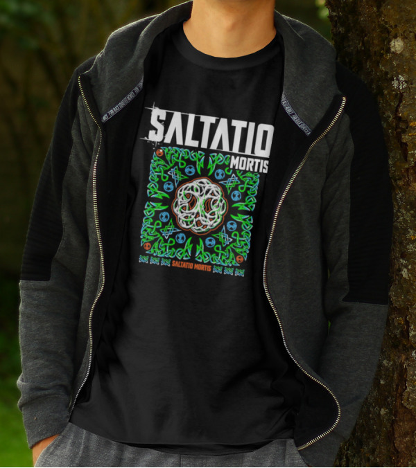 Saltatio Mortis Celtic Knotwork Green Mystical T-Shirt