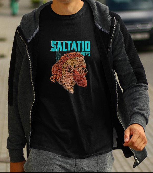 Saltatio Mortis Taugenichts Typo Alea Word Art Head T-Shirt