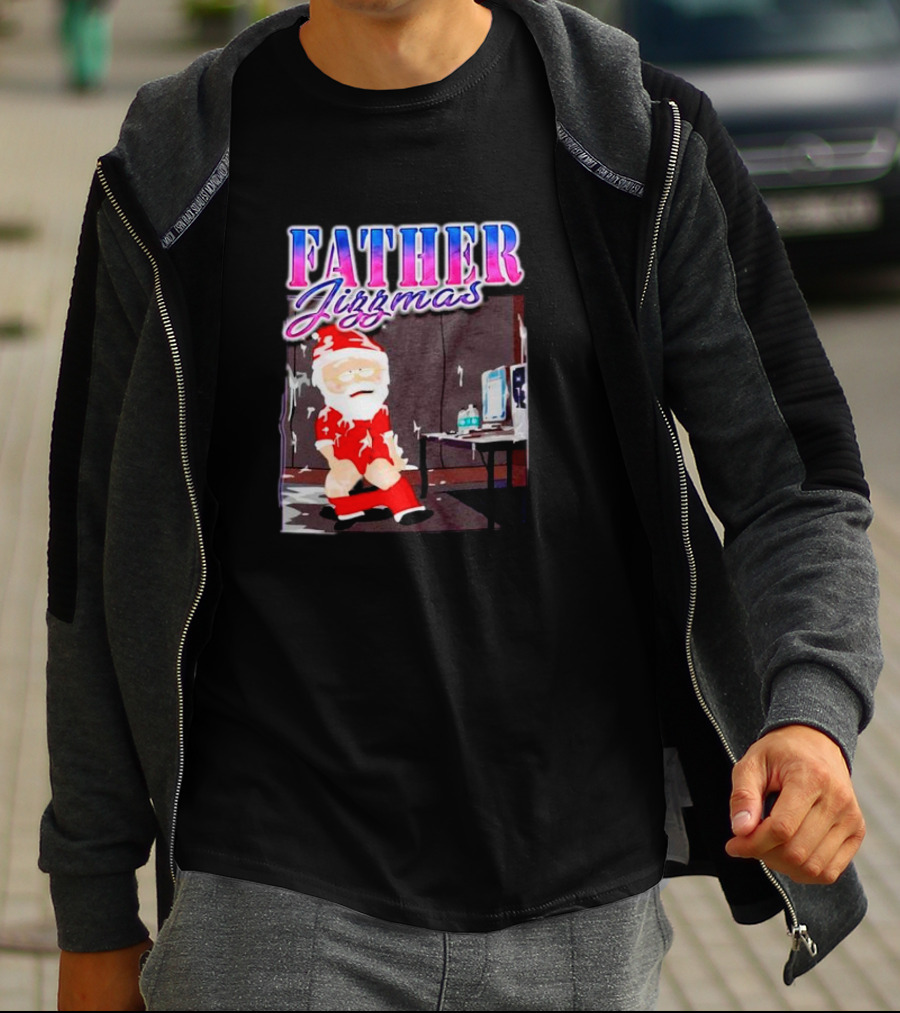 Father Jizzmas Funny Santa T-Shirt