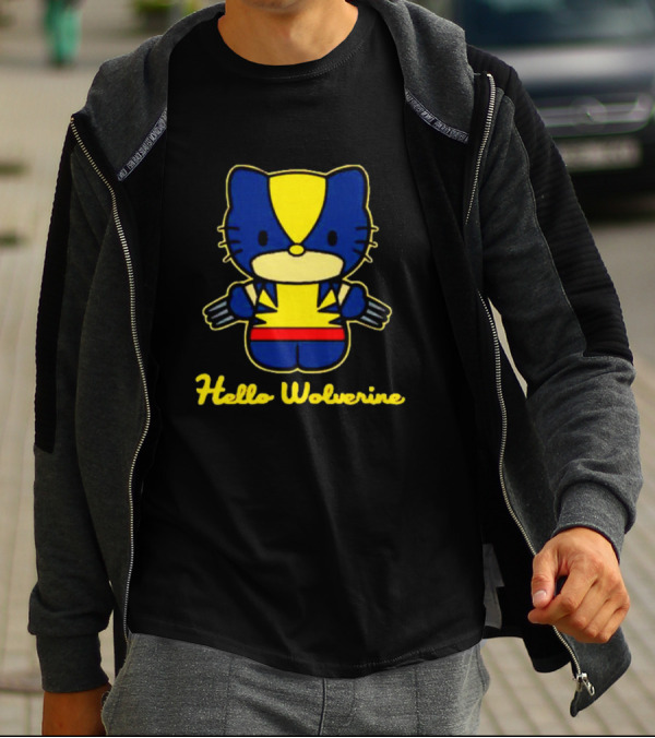 Hello Kitty Hello Wolverine T-Shirt
