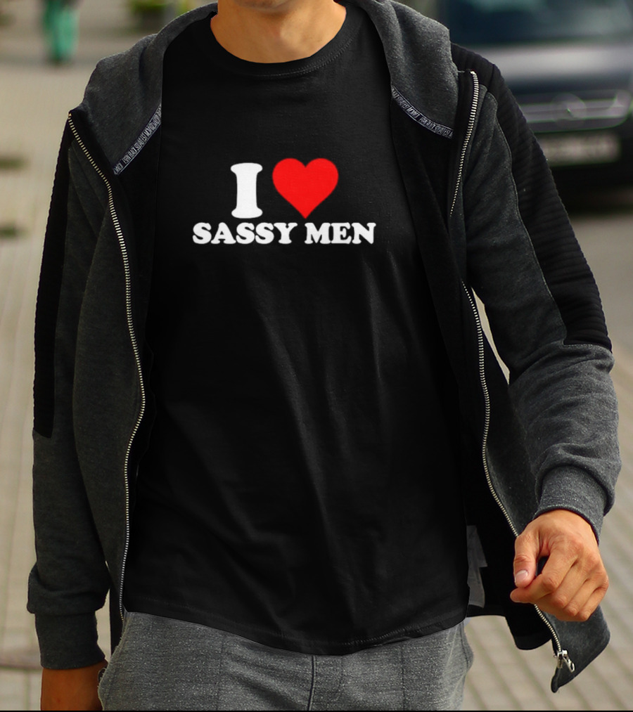 I Heart Sassy Men T-Shirt