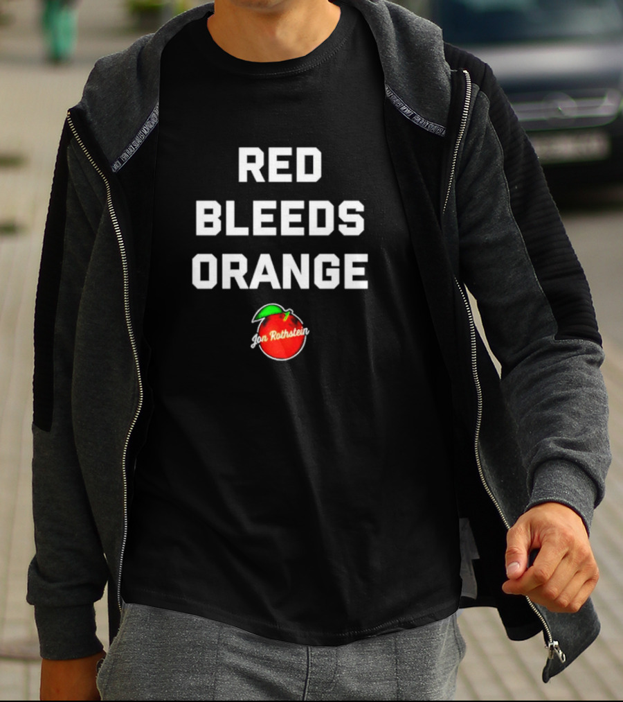 Red Bleeds Orange Jon Rothstein T-Shirt