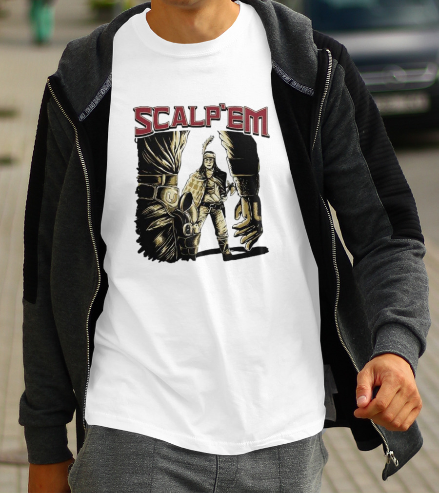Florida State Seminoles Scalp’em Football Rivalry Showdown T-Shirt