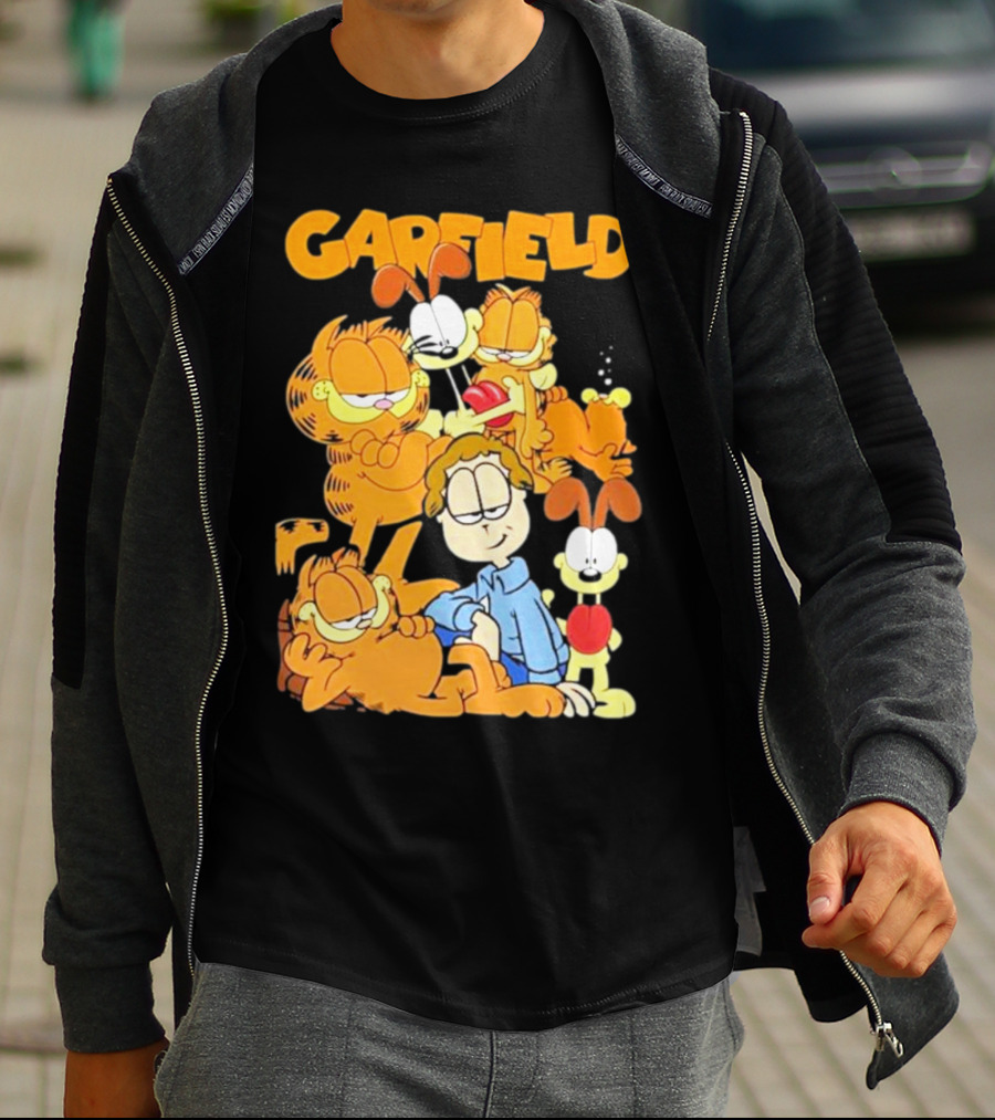 Garfield And Friends Group Character T-Shirt