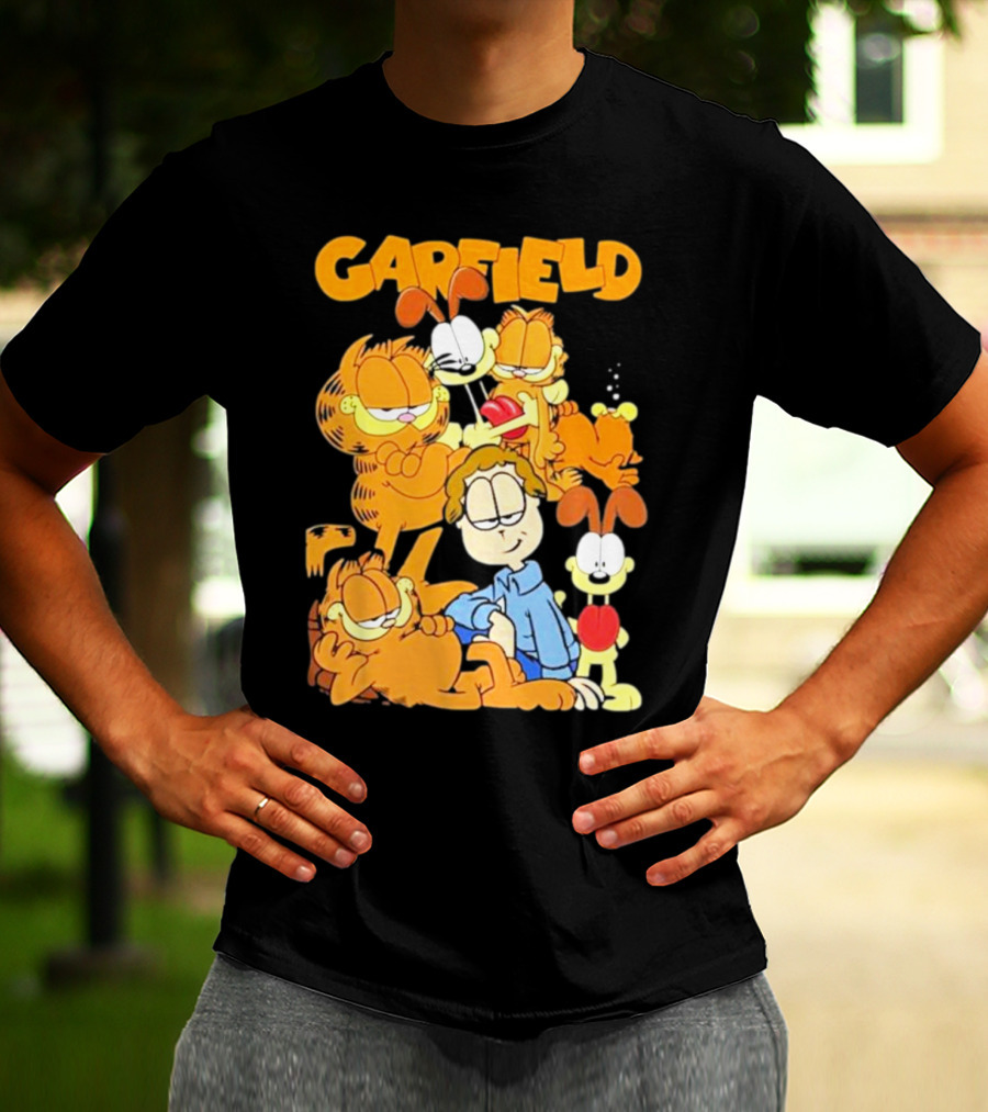 Garfield And Friends Group Character T-Shirt