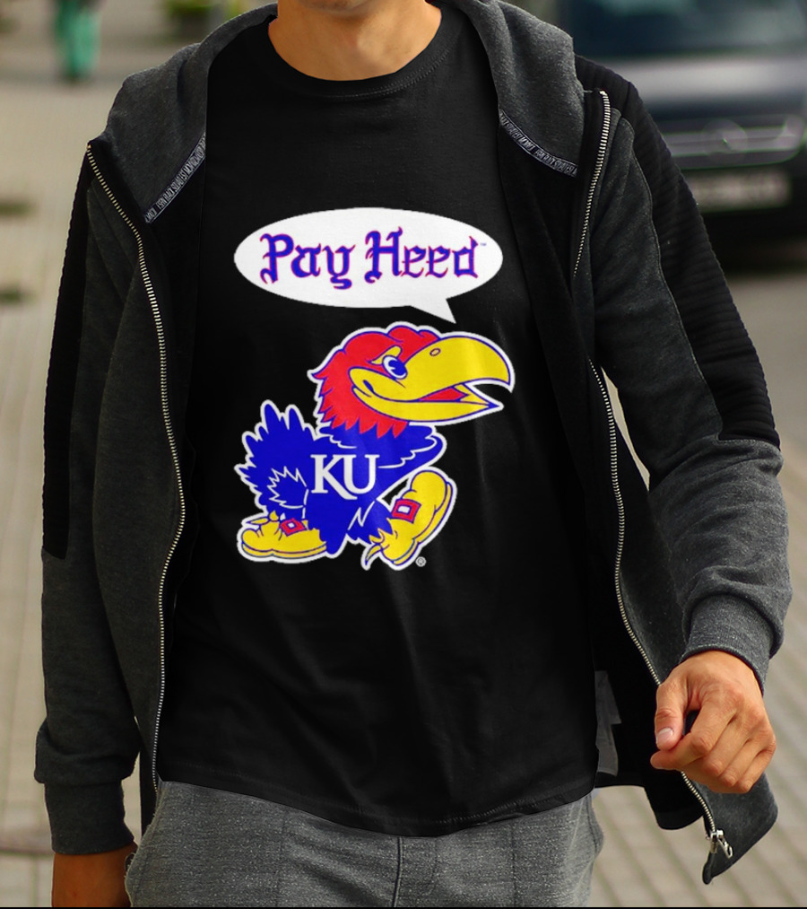 Kansas Jayhawks Pay Heed KU T-Shirt