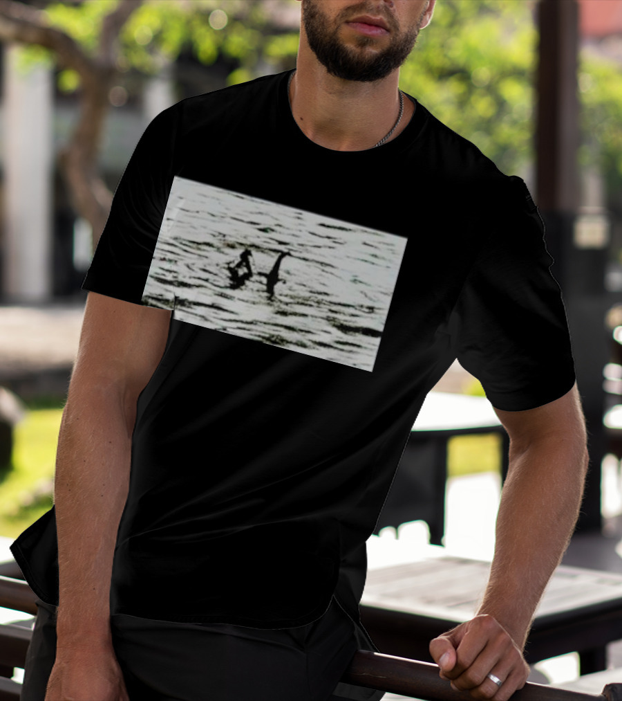 Louis Wearing Palace Nessie Surfers On Loch Ness Monster T-Shirt