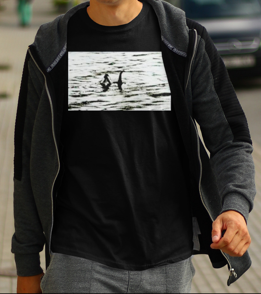 Louis Wearing Palace Nessie Surfers On Loch Ness Monster T-Shirt