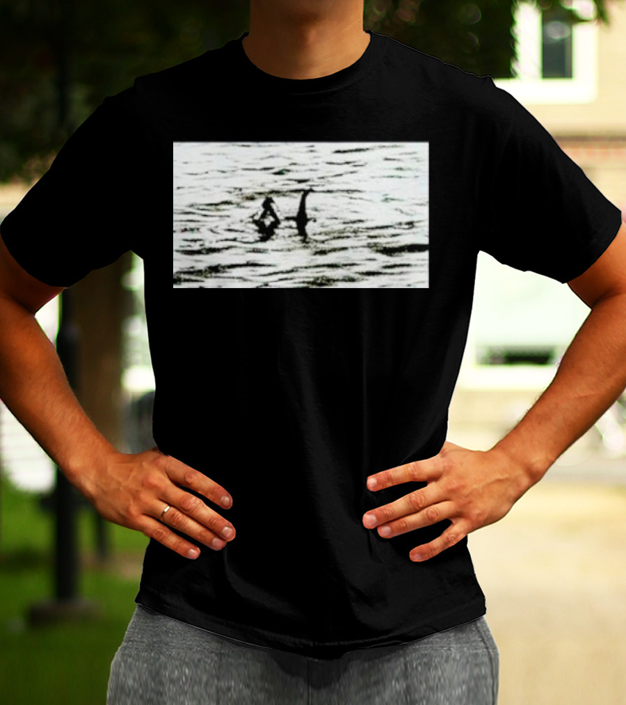 Louis Wearing Palace Nessie Surfers On Loch Ness Monster T-Shirt