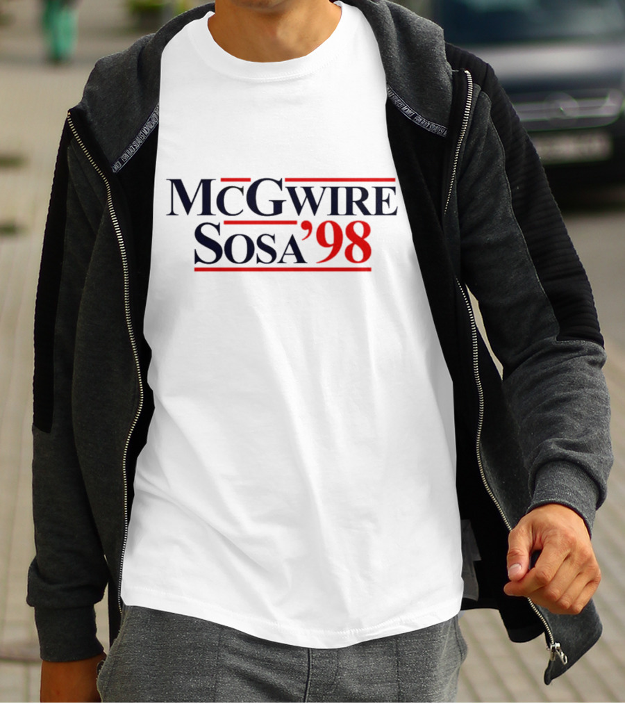 McGwire Sosa '98 Baseball Home Run Chase T-Shirt