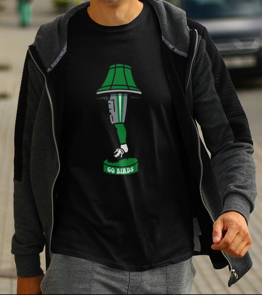 Go Birds Leg Lamp Christmas T-Shirt