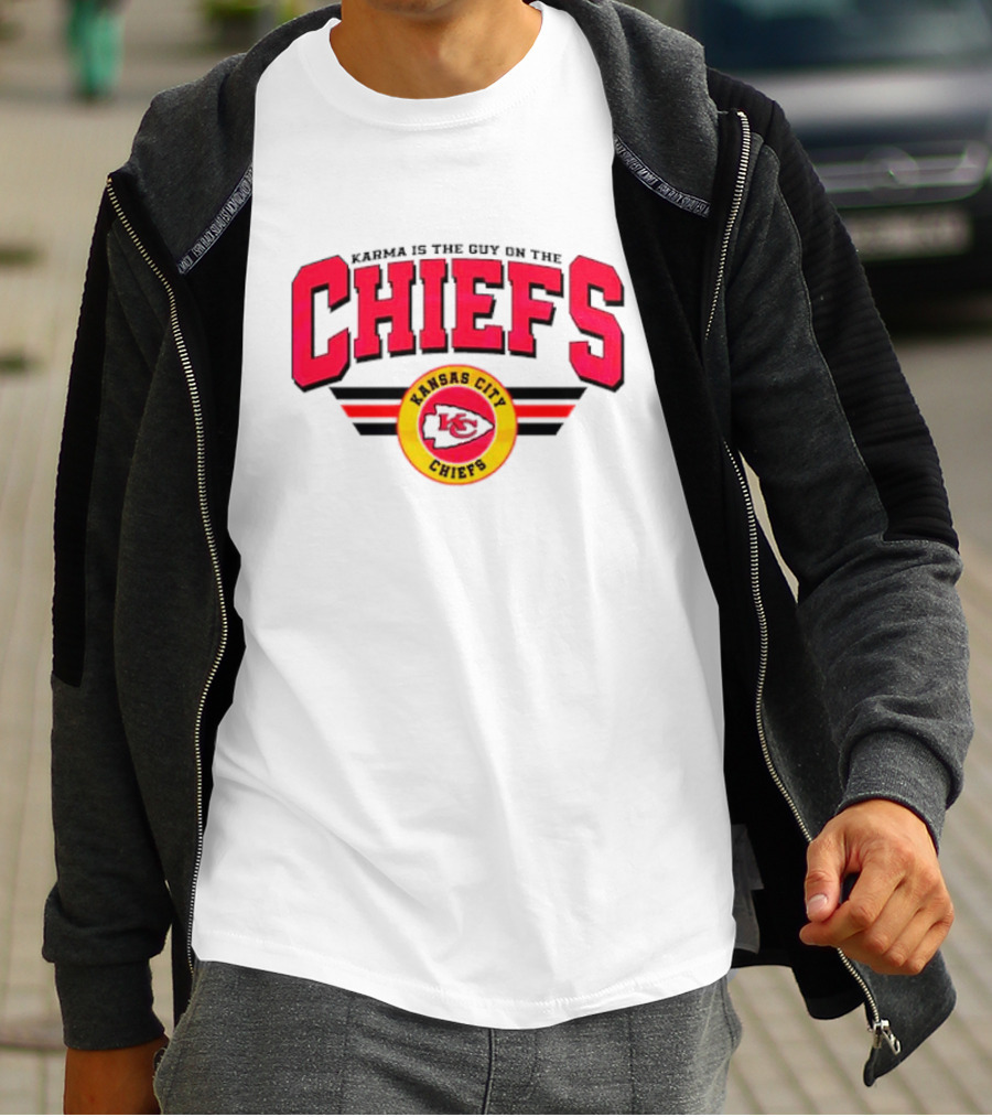 Karma Is The Guy On The Kansas City Chiefs Football Team T-Shirt