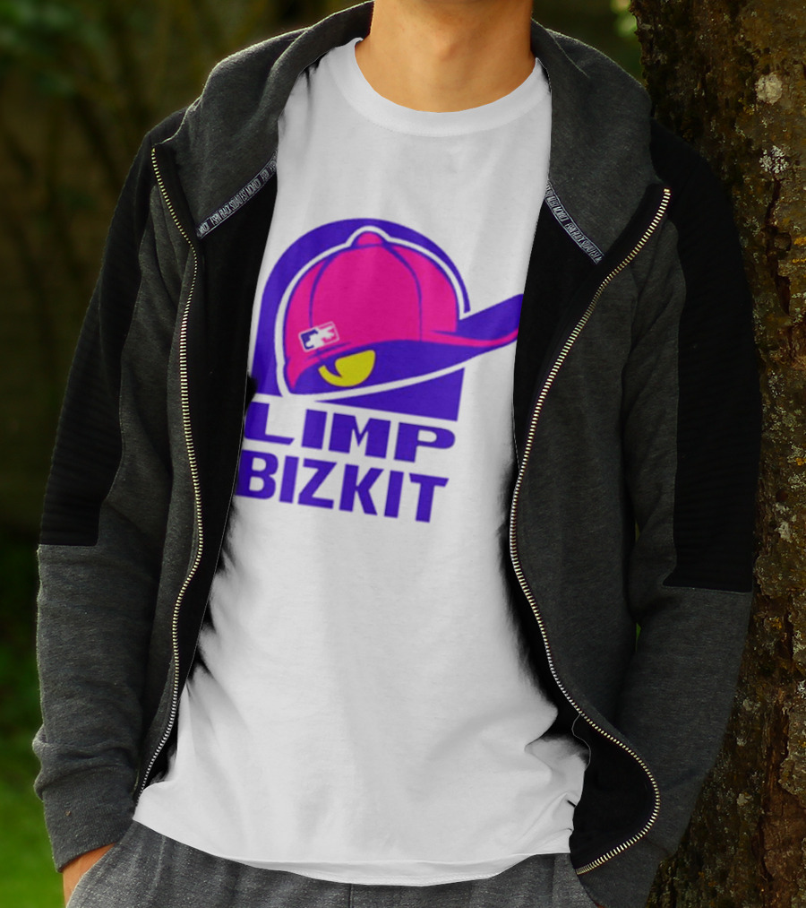 Limp Bizkit Logo With Pink Hat And Taco Bell T-Shirt