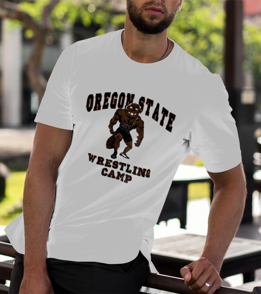 Oregon State OSU Wrestling Camp Vintage Beavers T-Shirt