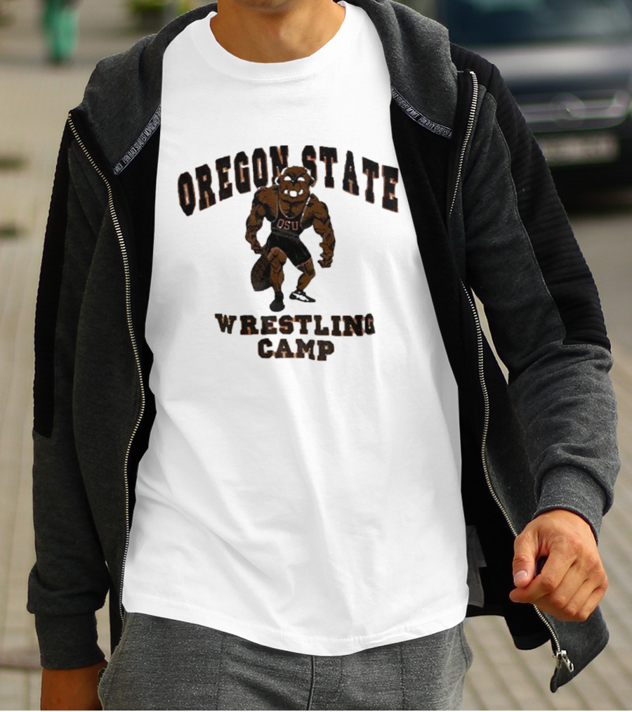 Oregon State OSU Wrestling Camp Vintage Beavers T-Shirt