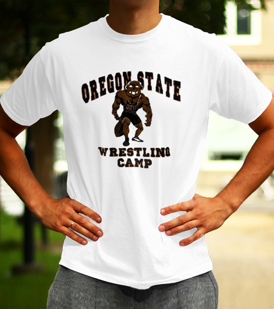 Oregon State OSU Wrestling Camp Vintage Beavers T-Shirt