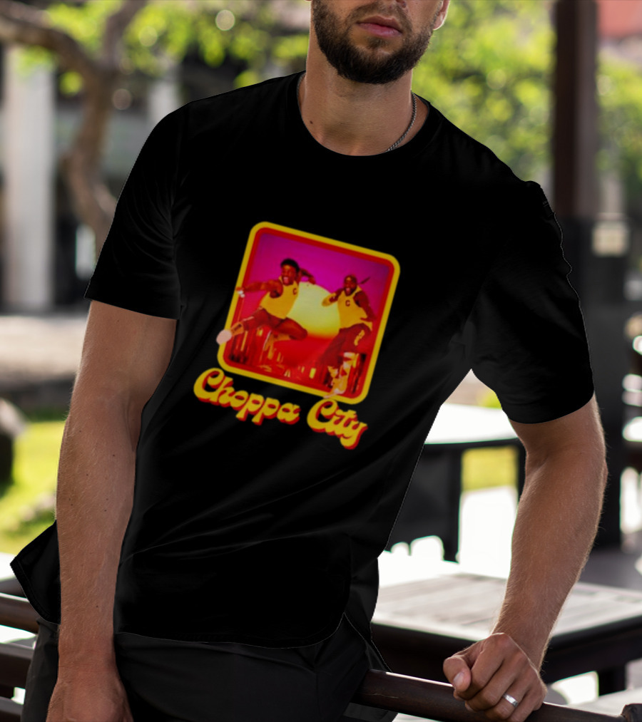 Atiba Choppa City Basketball Jump Action Duo In Yellow Outfits T-Shirt