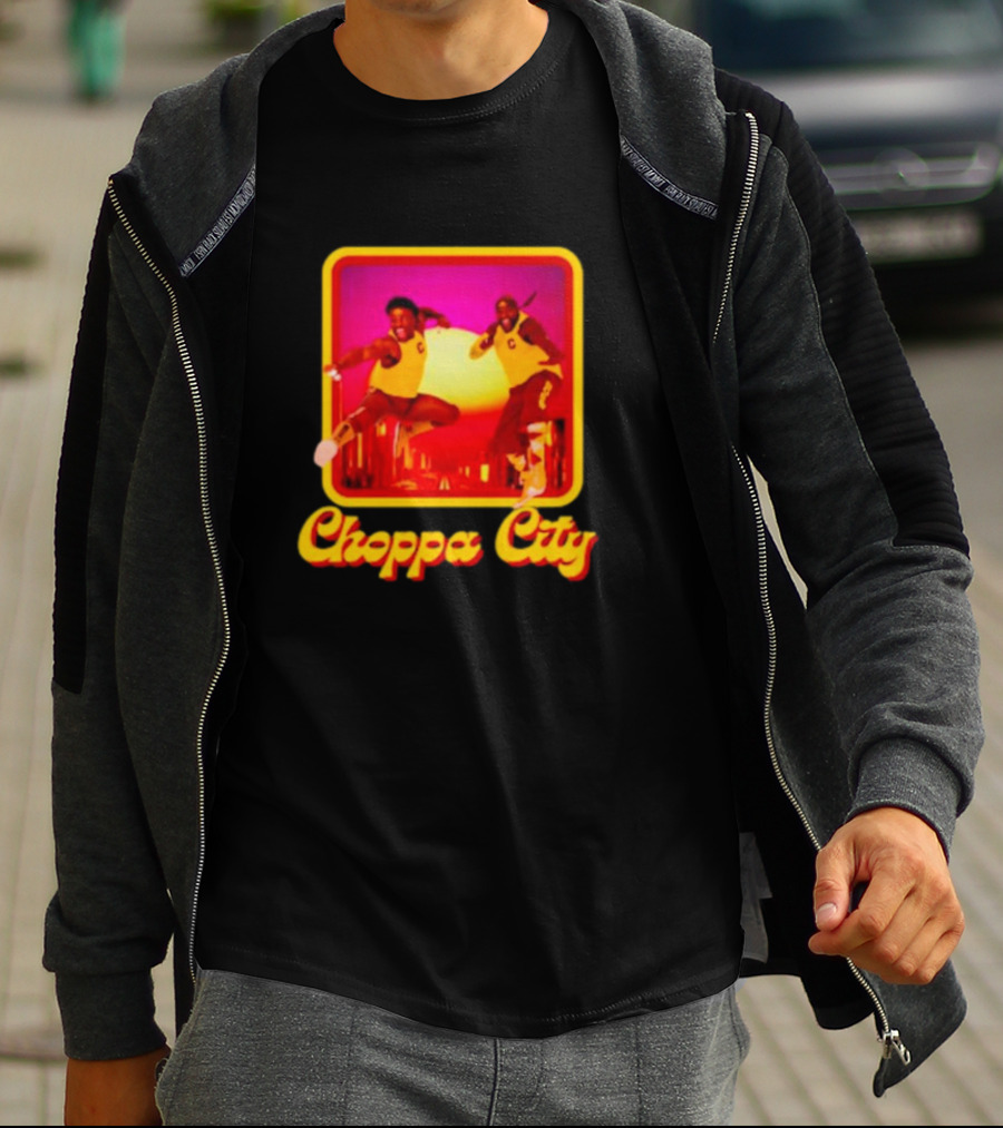 Atiba Choppa City Basketball Jump Action Duo In Yellow Outfits T-Shirt