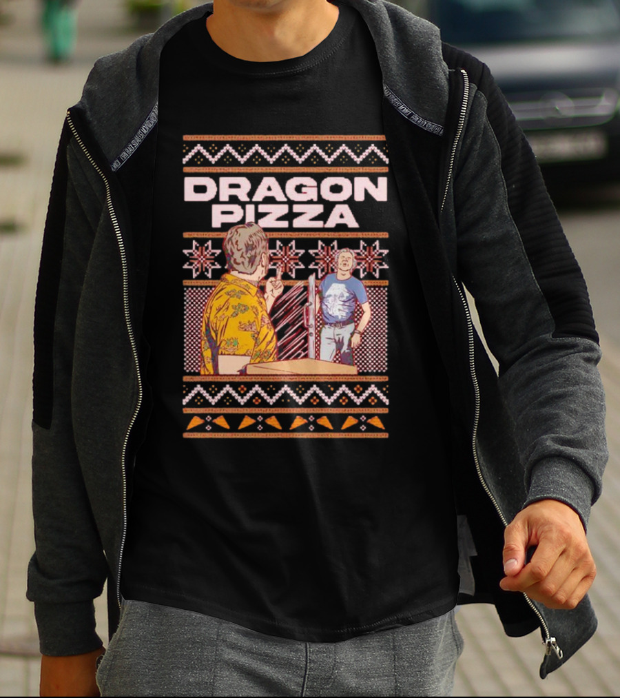 Dragon Pizza Dave Portnoy Retro T-Shirt