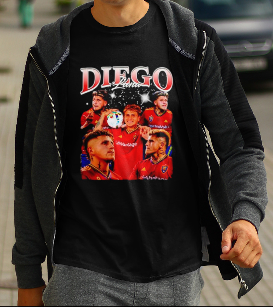 Diego Luna Real Salt Lake Soccer Star Bootleg T-Shirt