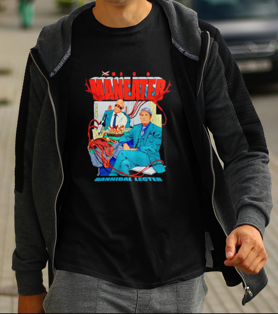 Maneater Hannibal Lecter Vintage Comic T-Shirt