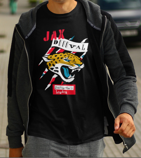 Jax Duuuval Jacksonville To London Jaguars T-Shirt