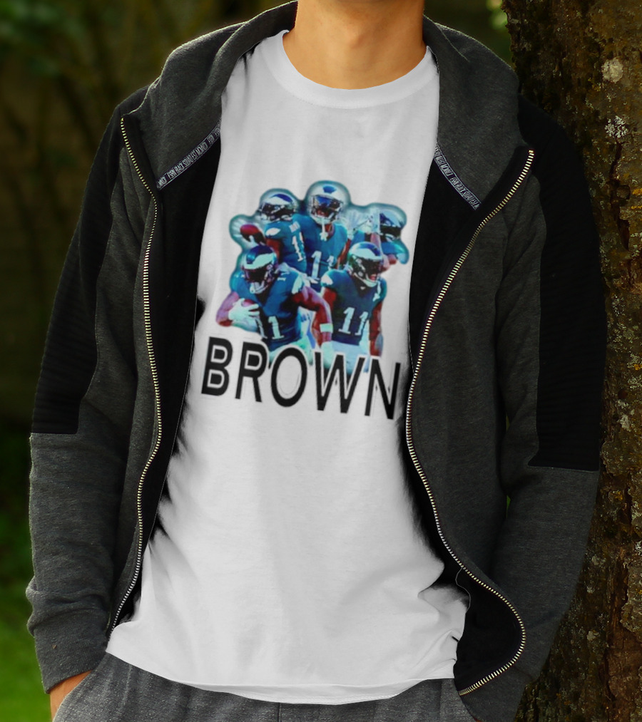 Philadelphia Eagles AJ Brown NFL Football T-Shirt