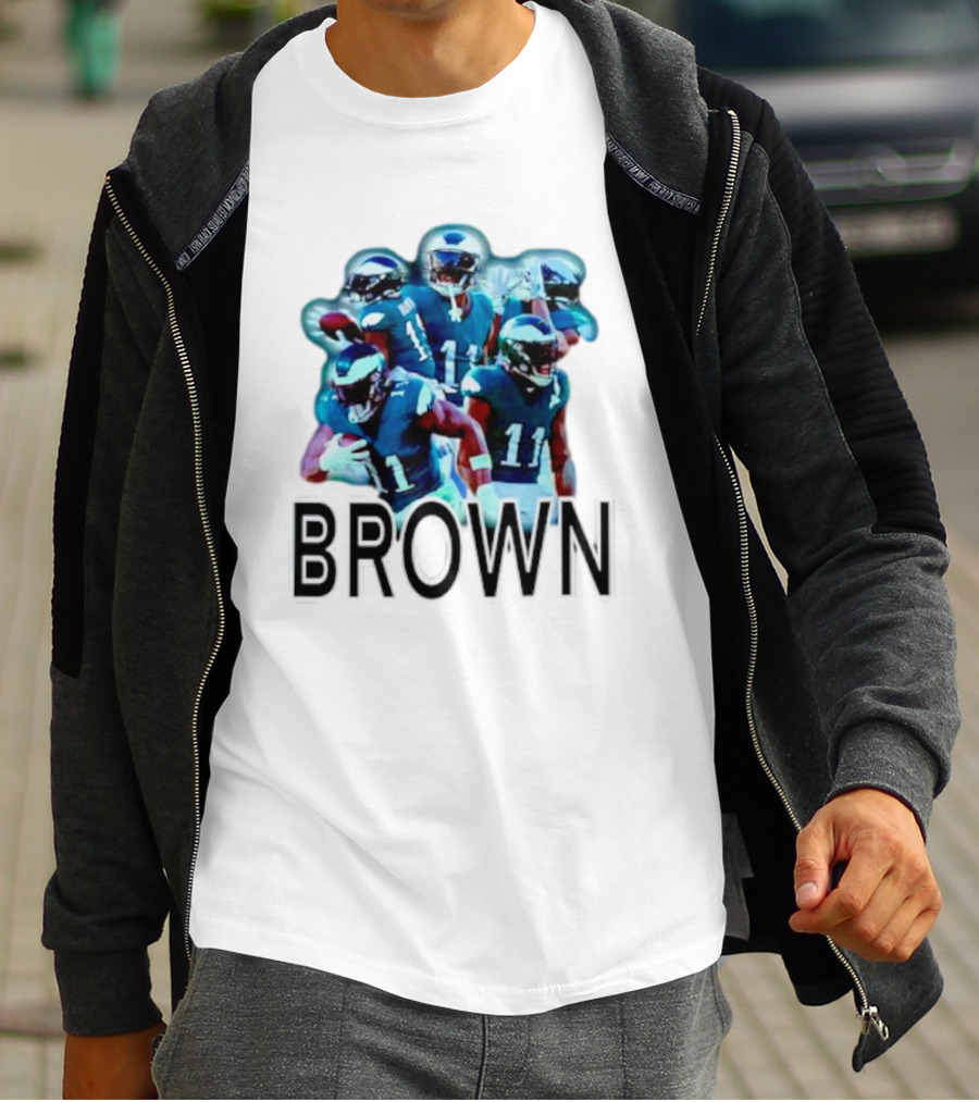 Philadelphia Eagles AJ Brown NFL Football T-Shirt