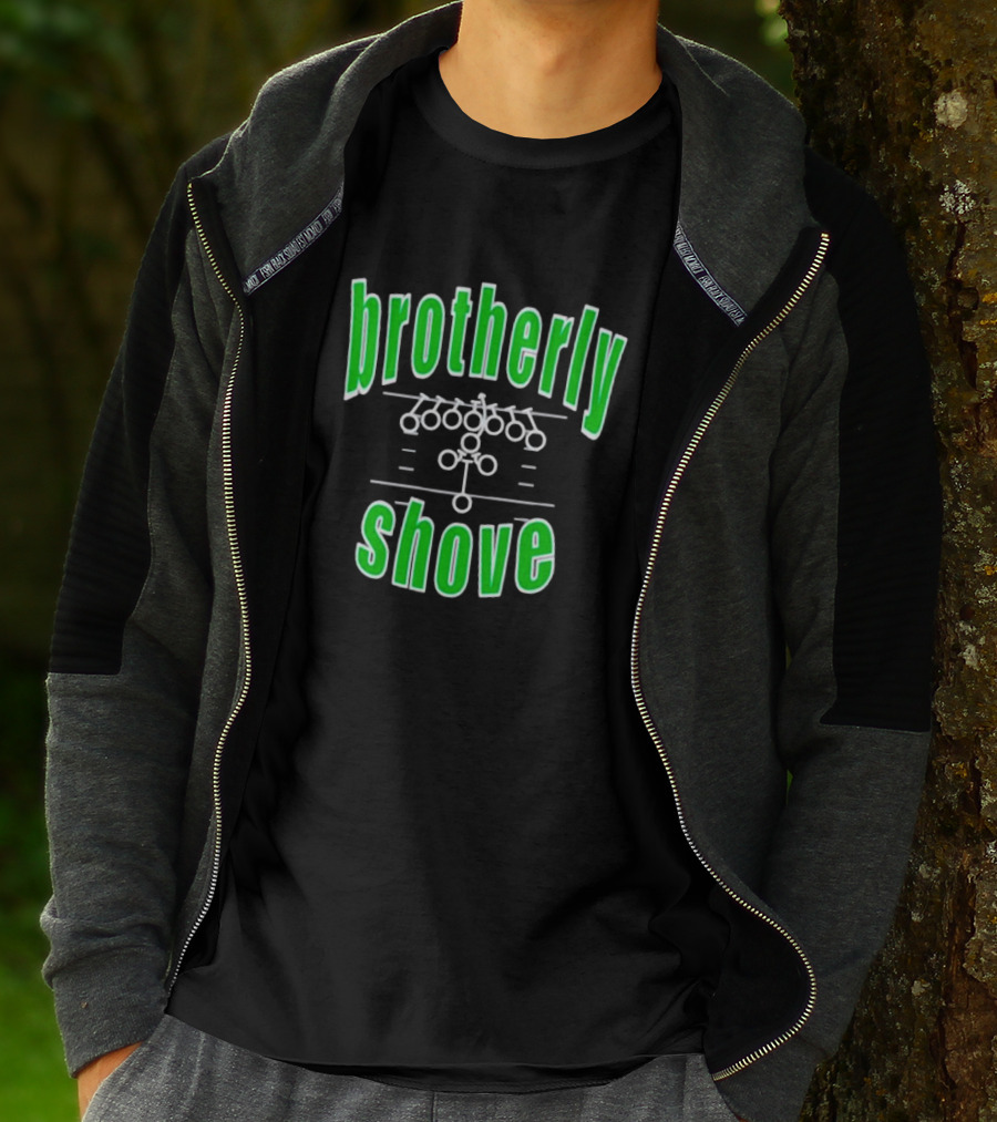 Brotherly Shove Philly Eagles Play Diagram T-Shirt
