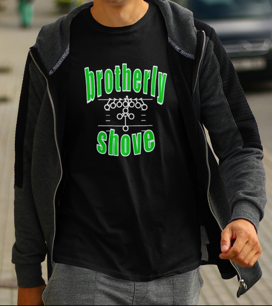 Brotherly Shove Philly Eagles Play Diagram T-Shirt