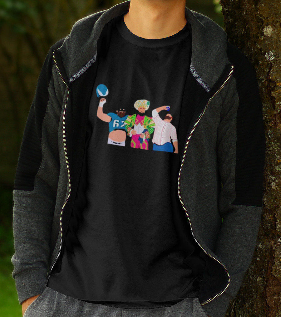 Philly Jason Kelce Iconic Outfits And Cheers T-Shirt