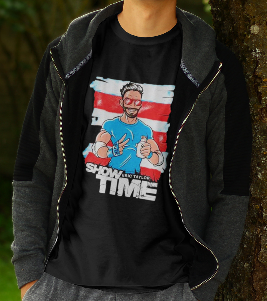 Eric Taylor Show Time Peace Pose And Drink T-Shirt