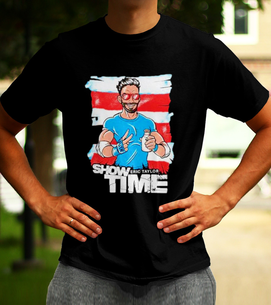 Eric Taylor Show Time Peace Pose And Drink T-Shirt