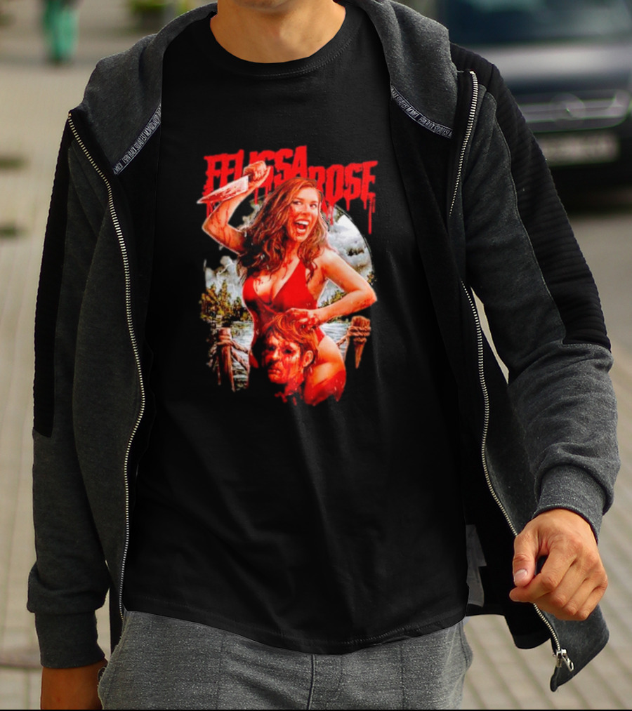 Felissa Rose Off With Your Head Horror Movie T-Shirt