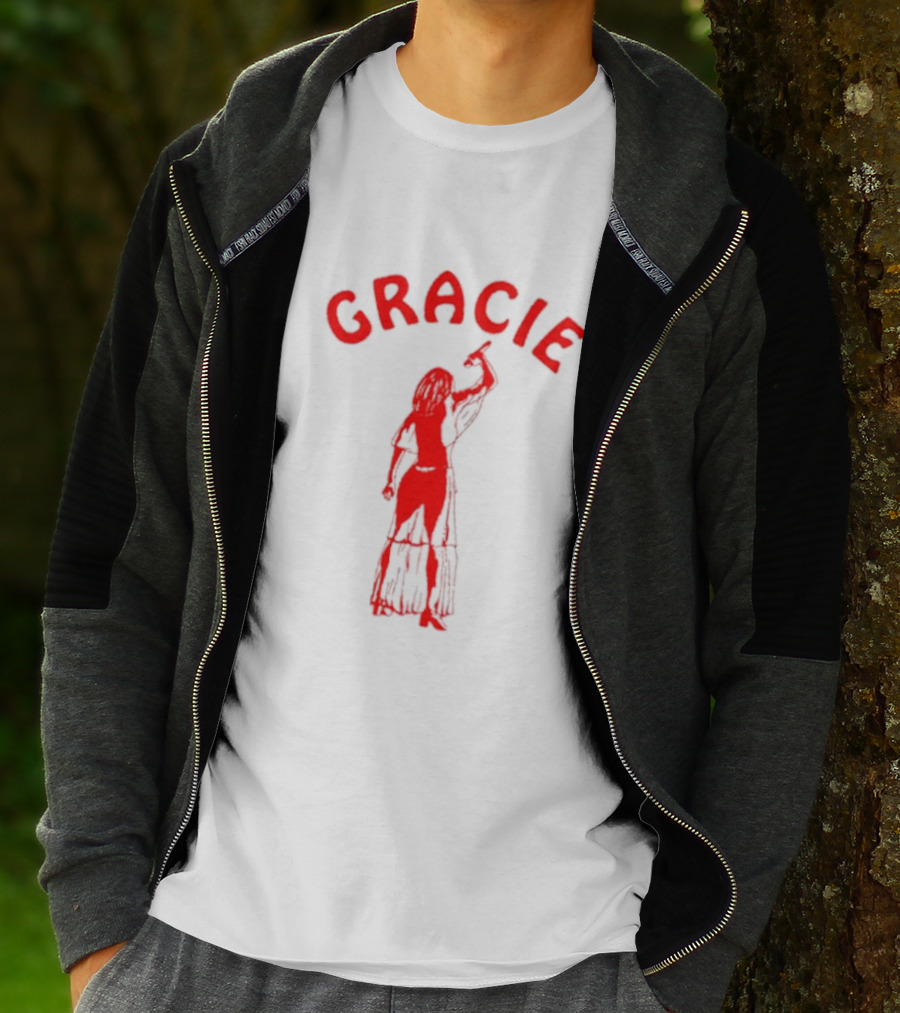 Gracie Abrams Red Silhouette Woman T-Shirt
