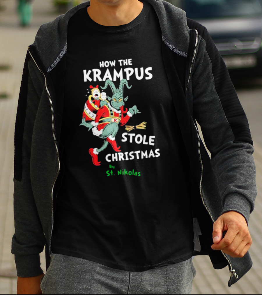 How The Krampus Stole Christmas By St. Nikolas T-Shirt