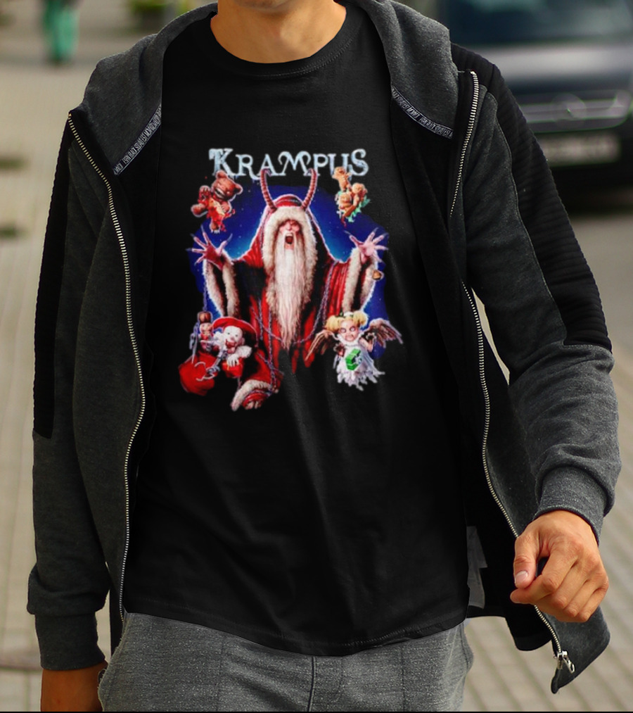 Krampus Unleash The Holiday Mischief Don't Open Till Christmas T-Shirt