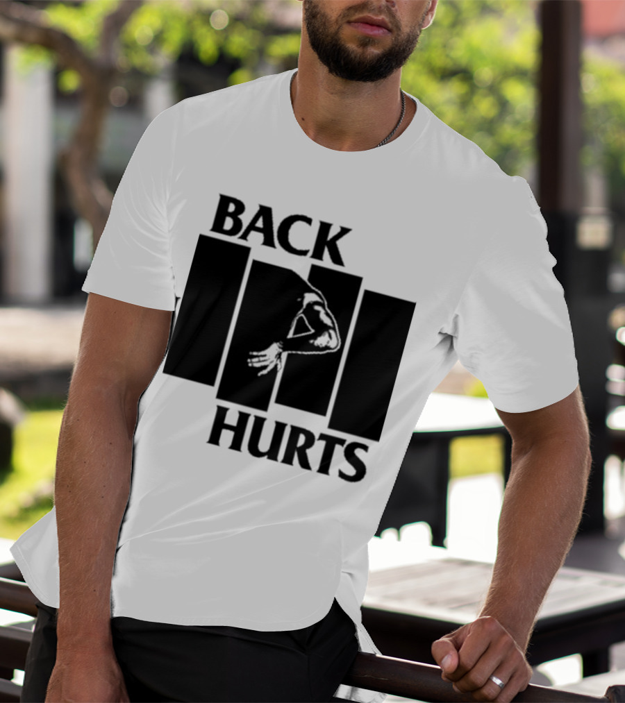 Black Flag Back Hurts T-Shirt