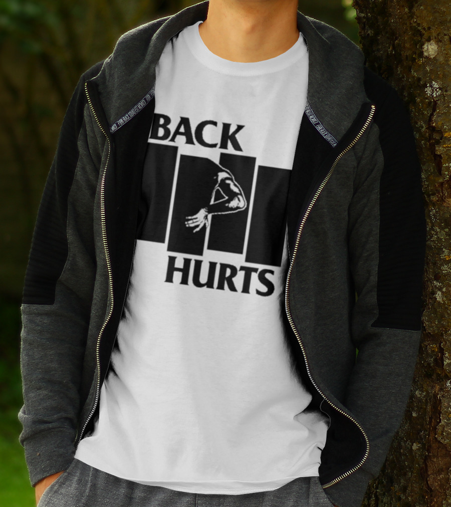Black Flag Back Hurts T-Shirt