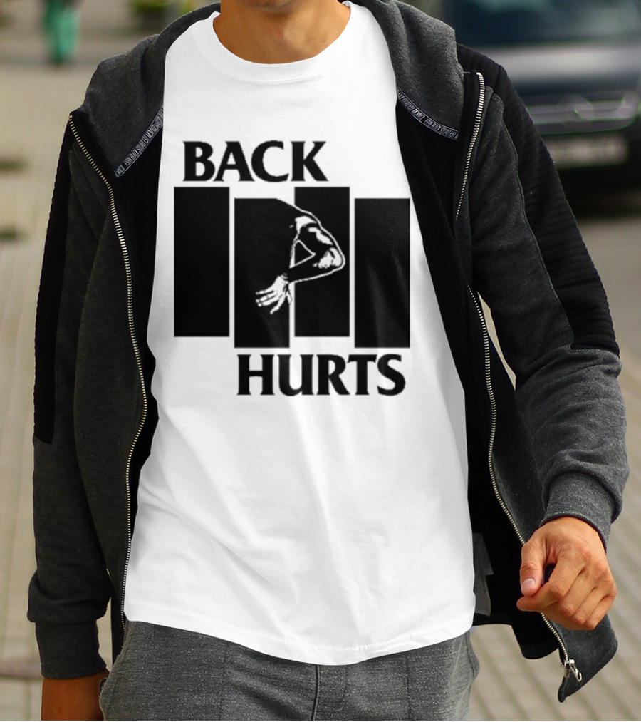 Black Flag Back Hurts T-Shirt