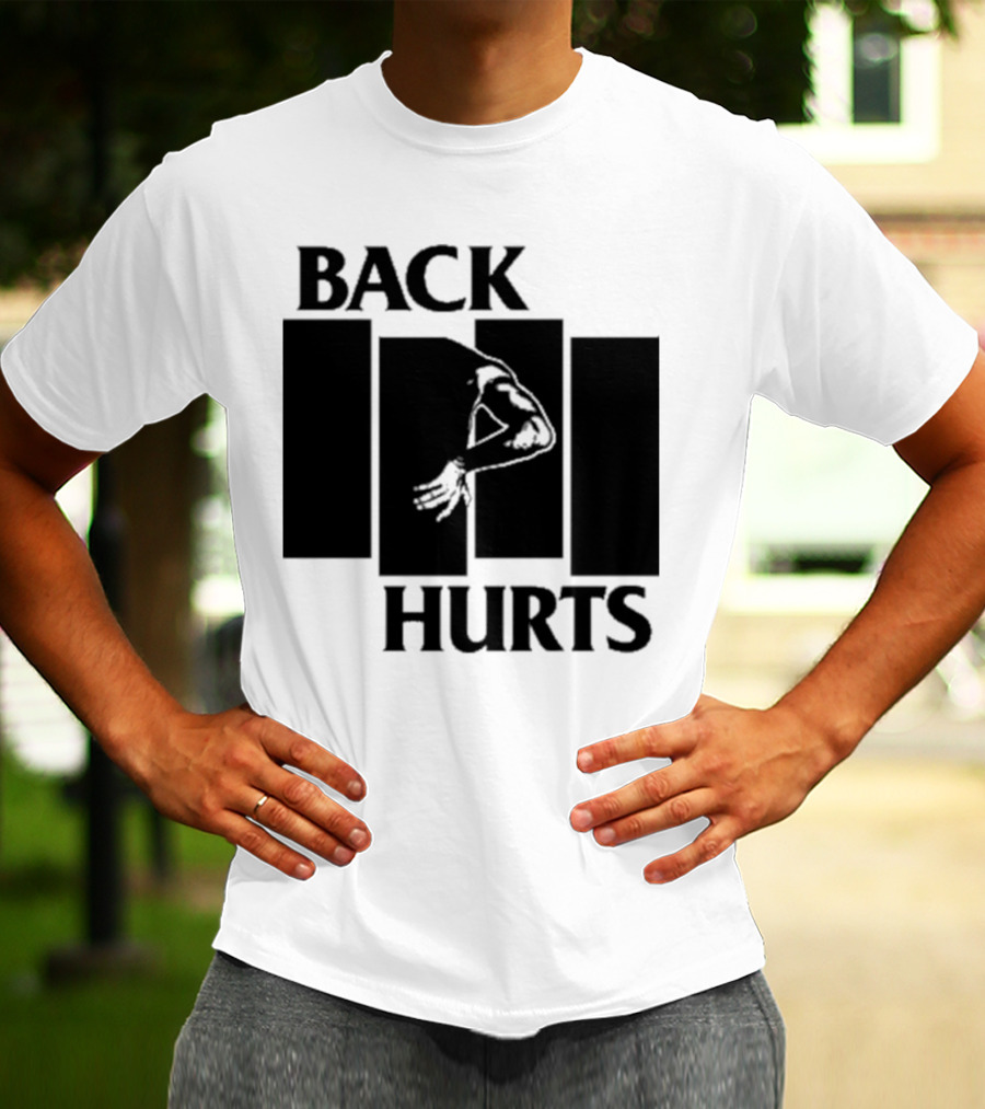 Black Flag Back Hurts T-Shirt